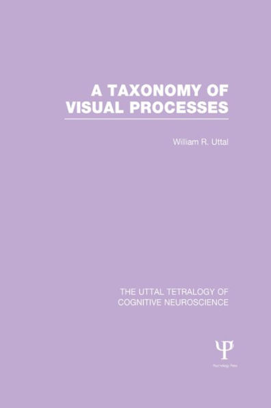 A Taxonomy of Visual Processes / Edition 1