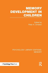 Title: Memory Development in Children, Author: Peter Ornstein