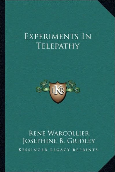 Experiments In Telepathy