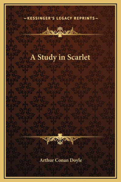 A Study in Scarlet