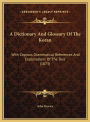 A Dictionary And Glossary Of The Koran: With Copious Grammatical References And Explanations Of The Text (1873)