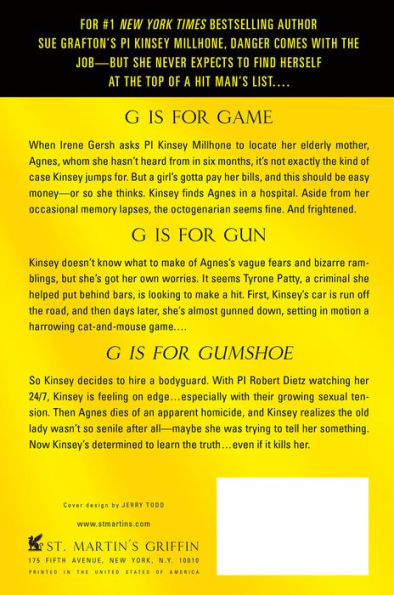 G Is for Gumshoe (Kinsey Millhone Series #7)