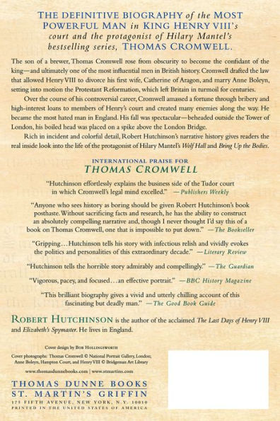 Thomas Cromwell: The Rise and Fall of Henry VIII's Most Notorious Minister