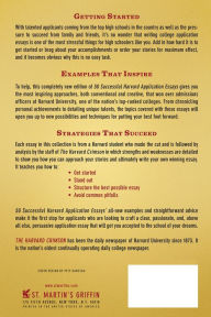 Harvard application essays examples