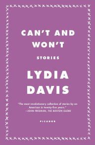 Title: Can't and Won't, Author: Lydia Davis
