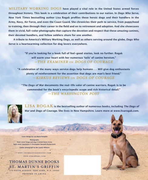 Dogs Who Serve: Incredible Stories of Our Canine Military Heroes