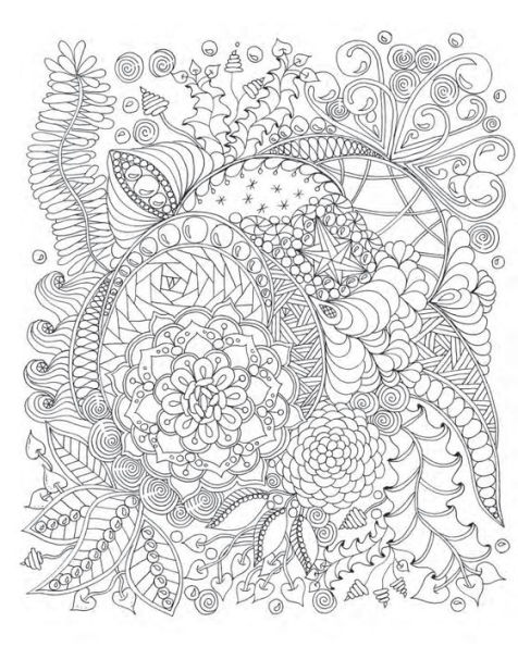 Zendoodle Coloring: Enchanting Gardens: Captivating Florals to Color and Display