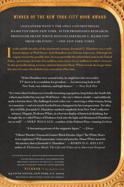 Prince of Darkness: The Untold Story of Jeremiah G. Hamilton, Wall Street's First Black Millionaire