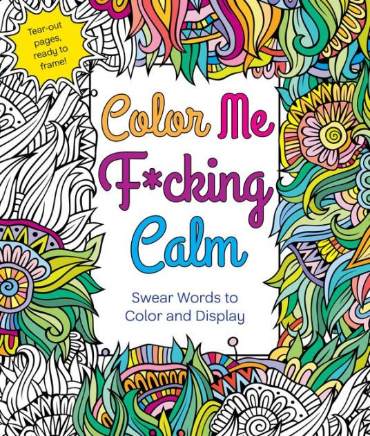 Keep Calm And Color On Personalized Adult Coloring Book