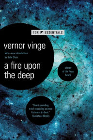 Title: A Fire upon the Deep, Author: Vernor Vinge