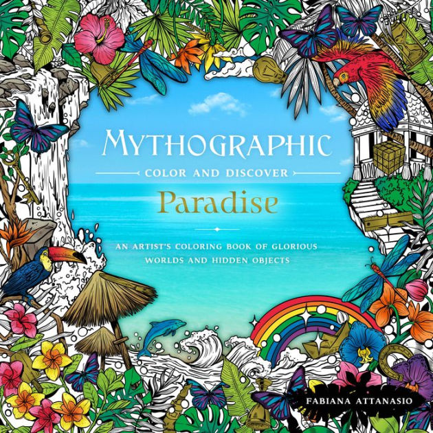 Mythographic Aquatica Adult Coloring Book