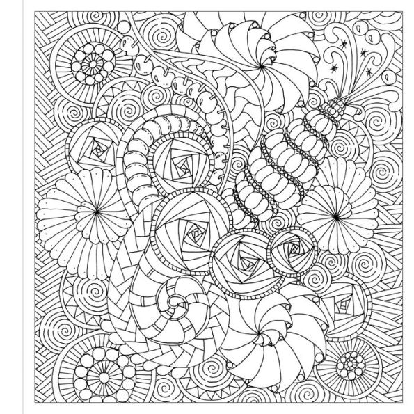 Zendoodle Colorscapes: Tranquil Swirls: Calming Patterns to Color and Display