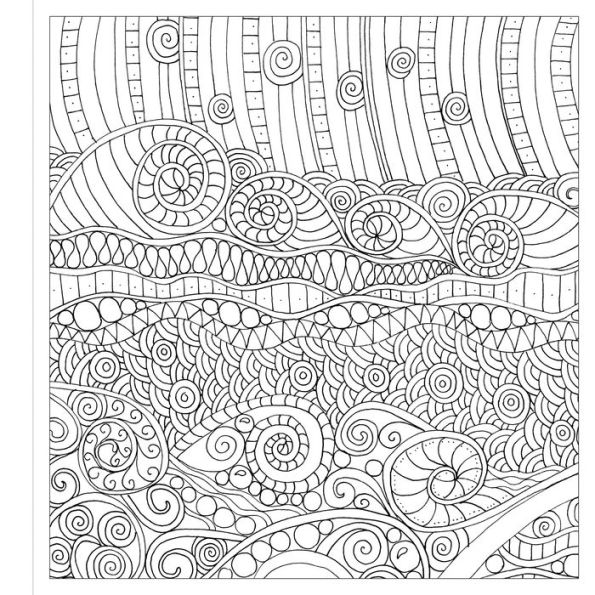 Zendoodle Colorscapes: Tranquil Swirls: Calming Patterns to Color and Display