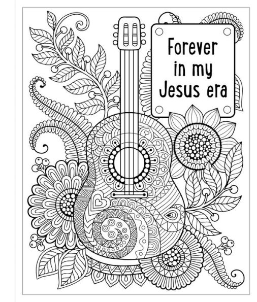 Color & Grace: Boots, Jeans & Jesus: A Coloring Book of Walking in Faith