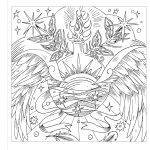 Alternative view 3 of Starcana: Cosmic Alchemy: A Coloring Book of Celestial Magic