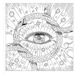 Alternative view 4 of Starcana: Cosmic Alchemy: A Coloring Book of Celestial Magic