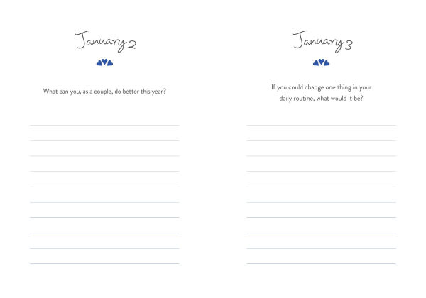 One Question a Day for You and Me: A Year to Remember: A Daily Journal and Keepsake for Couples