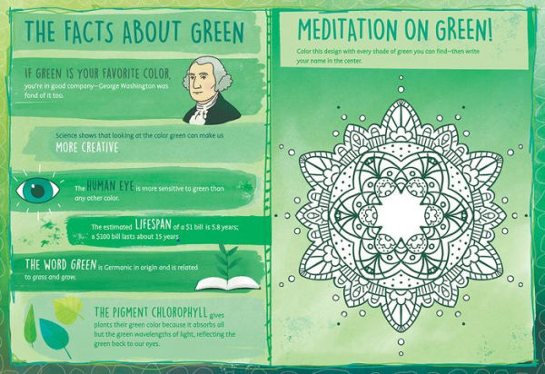 My Favorite Color Activity Book: Green