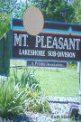 Mt. Pleasant Lakeshore Sub-division: A Private Association
