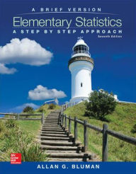 Title: Elementary Statistics: A Brief Version with Formula Card / Edition 7, Author: Allan G. Bluman