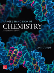 Title: Lange's Handbook of Chemistry, Seventeenth Edition, Author: James Speight