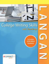 Title: College Writing Skills with Readings MLA 2016 Update / Edition 9, Author: John Langan