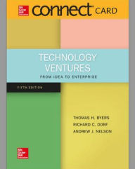 Title: Connect Access Card for Technology Ventures / Edition 5, Author: Thomas H. Byers