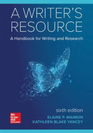 Title: A Writer's Resource (comb-version) Student Edition / Edition 6, Author: Elaine Maimon