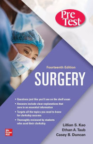 Ebooks download for free for mobile Surgery PreTest Self-Assessment and Review, Fourteenth Edition / Edition 14  9781260143614 by Lillian Kao, Tammy Lee