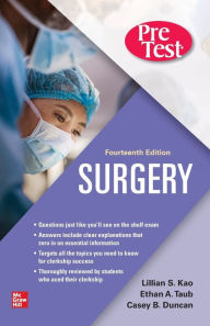Title: Surgery PreTest Self-Assessment and Review, Fourteenth Edition / Edition 14, Author: Tammy Lee