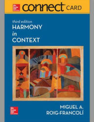 Title: Connect Access Card for Harmony in Context / Edition 3, Author: Miguel Roig-Francoli