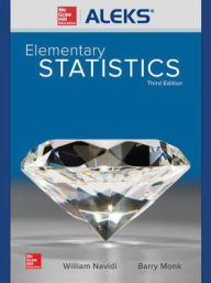 Title: ALEKS 360 (52 weeks) Access Card for Elementary Statistics / Edition 3, Author: William Navidi
