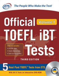 Title: Official TOEFL iBT Tests Volume 1, Third Edition, Author: Educational Testing Service