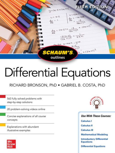 Schaum's Outline Of Differential Equations, Fifth Edition By Richard ...