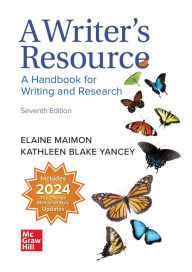 Title: A Writer's Resource (comb-version) Student Edition, Author: Kathleen Blake Yancey