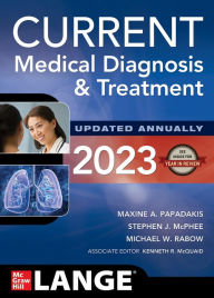 Title: CURRENT Medical Diagnosis and Treatment 2023, Author: Maxine A. Papadakis