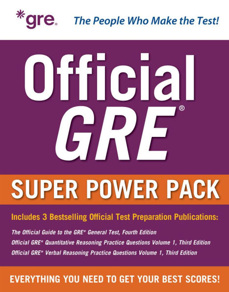 Official GRE Super Power Pack, Third Edition