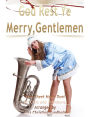 God Rest Ye Merry, Gentlemen Pure Sheet Music Duet for Cello and Trombone, Arranged by Lars Christian Lundholm