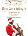 I Saw Three Ships Come Sailing In Pure Sheet Music Solo for Bb Instrument, Arranged by Lars Christian Lundholm