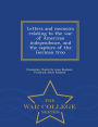 Letters and memoirs relating to the war of American independence, and the capture of the German troo - War College Series