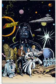 Title: Star Wars Legends: The Newspaper Strips Omnibus Al Williamson Early Adventures Cover, Author: Russ Manning