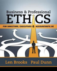 Title: Business & Professional Ethics for Directors, Executives & Accountants / Edition 8, Author: Leonard J. Brooks