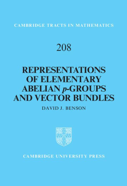 Representations of Elementary Abelian p-Groups and Vector Bundles