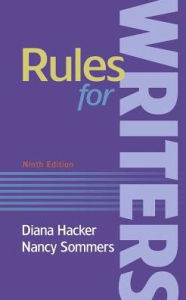 Title: Rules for Writers / Edition 9, Author: Diana Hacker