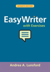 Title: EasyWriter with Exercises / Edition 7, Author: Andrea A. Lunsford