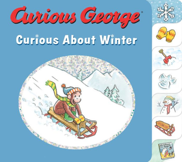 Curious George Curious About Winter: A Winter and Holiday Book for Kids