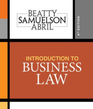 Title: Introduction to Business Law / Edition 6, Author: Jeffrey F. Beatty
