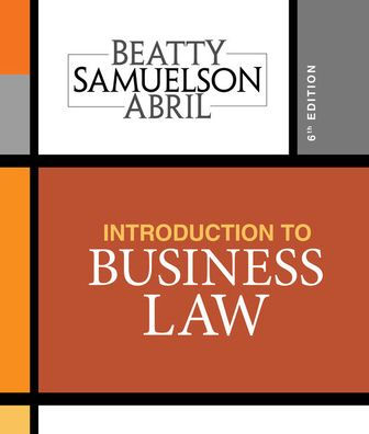 Introduction to Business Law / Edition 6