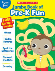 Title: Jumbo Book of Pre-K Fun Workbook, Author: Scholastic Teaching Resources