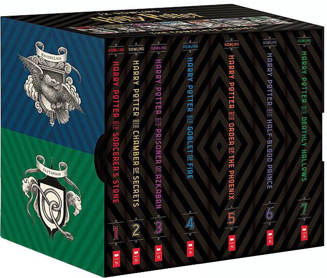 NEW Harry Potter Books Set 1-7 in Collectible Trunk-Like Chest Box